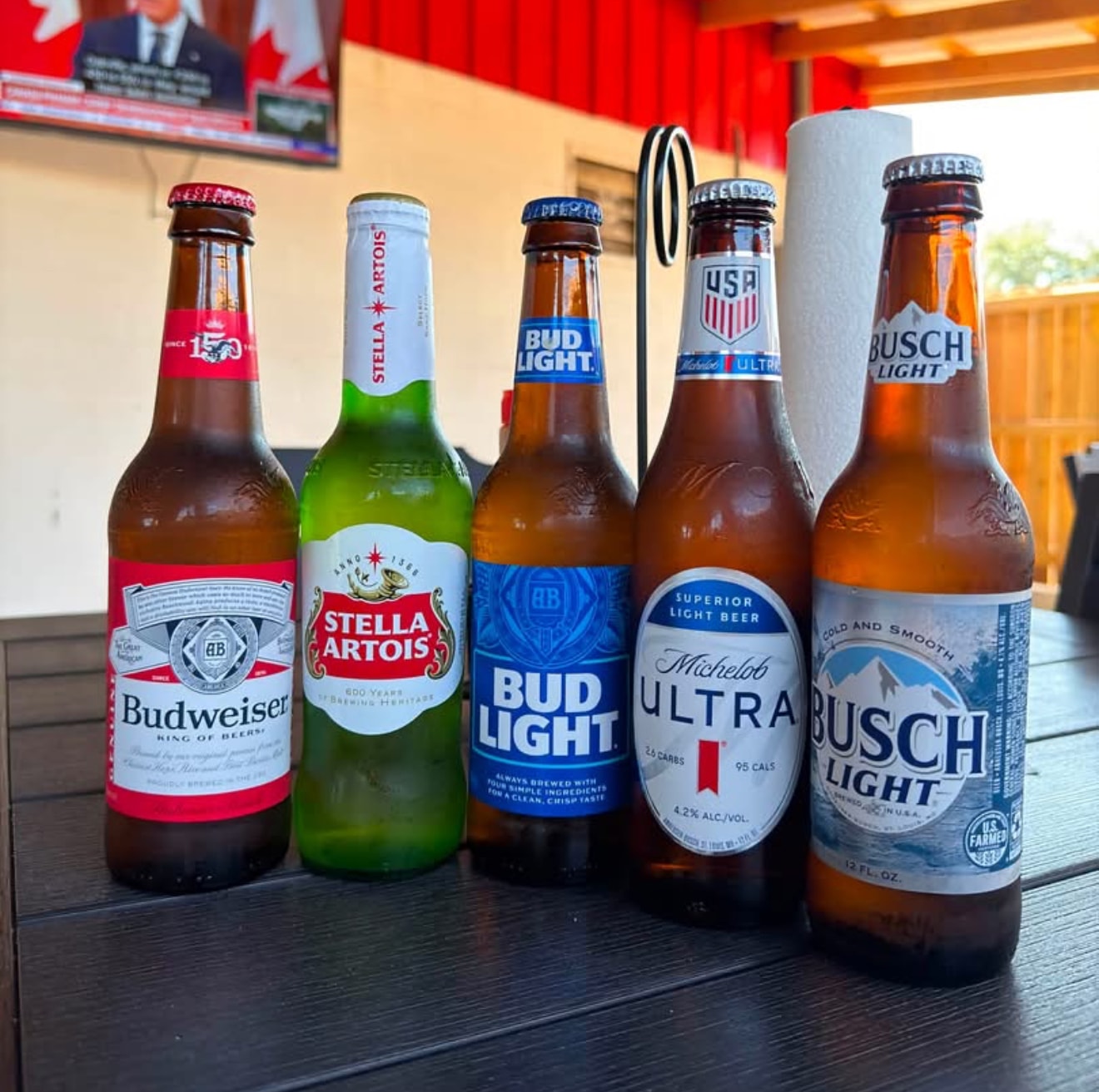 Cold drinks at Sam's Smokehouse